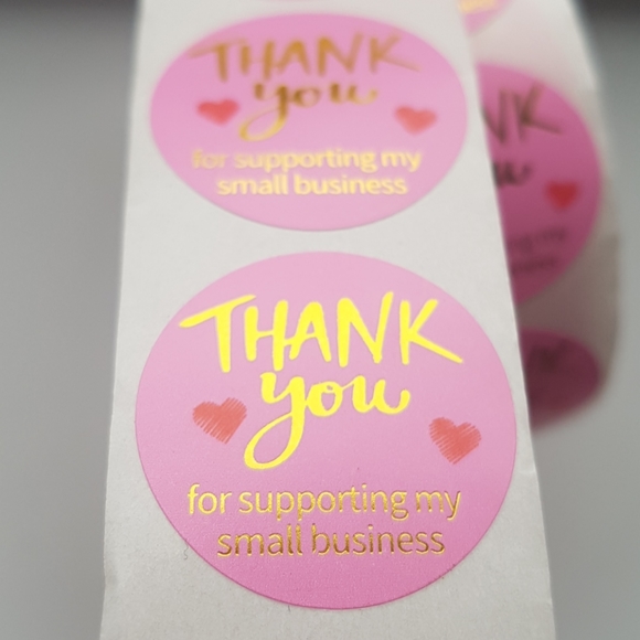 100 pcs Thank You For Supporting My Small Bus. - Picture 2 of 6